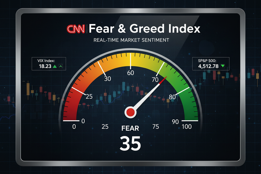 📉 CNN Fear &amp; Greed Index：恐慌前夜